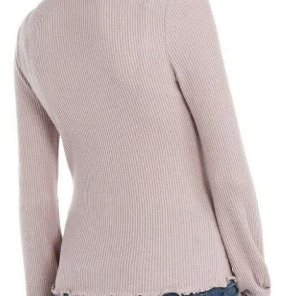 American Rag Long Sleeve Mock Neck Top Size L/XL  -Rose Smoke- - Picture 4 of 7